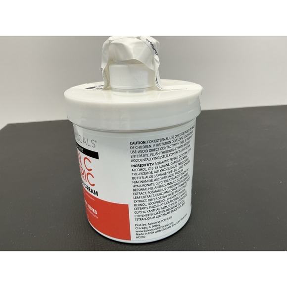 Advanced Clinicals Vitamin C + Turmeric Brightening Body Cream 15 oz - Picture 4 of 4